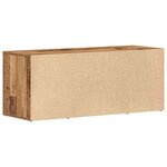 Meuble TV vidaXL en bois ancien 100x35x40 cm en bois aggloméré