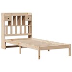 vidaXL Lit bibliothèque sans matelas 90x190 cm bois de pin massif