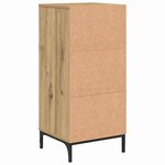 vidaXL Cabinet de salle de bain chêne artisanal 39.5 x 36 x 88 cm
