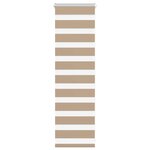 vidaXL Store zèbre marron sable largeur du tissu 45 9 cm polyester