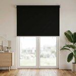 vidaXL Store enrouleur Protection UV Noir 60 x 230 cm Polyester