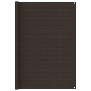 vidaXL Tapis de tente 200x400 cm Marron
