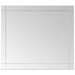 vidaXL Miroir mural 100x60 cm Verre