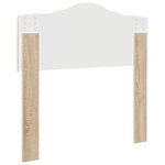 vidaXL Tête de lit Chêne Sonoma 75 cm Bois d'ingénierie