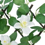 vidaXL Treillis de lierre artificiel extensible vert 5 Pièces 180x30 cm