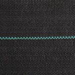 vidaXL Membrane anti-mauvaises herbes noir 1 5x200 m PP