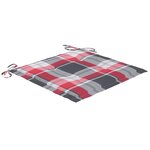 vidaXL Chaises de jardin avec coussins lot de 2 Teck solide et acier