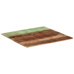 vidaXL Dessus de table carré 80x80 cm 15-16 mm Bois de récupération