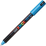 Marqueur Posca Bleu métal PC1MR Pointe calibrée extra-fine