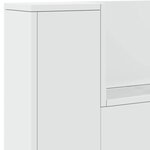 vidaXL Armoire tête de lit avec LED blanc 200x16 5x103 5 cm