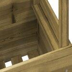 vidaXL Table de jardin 100x50x75 cm bois de pin imprégné