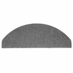 vidaXL Tapis d'escalier auto-adhésifs 30 Pièces gris 65x22 5x3 5 cm