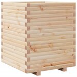 vidaXL Jardinière 60x60x72 cm bois de pin massif