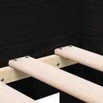 vidaXL Lit de jour noir avec tiroirs Chêne noir Bois d'ingénierie