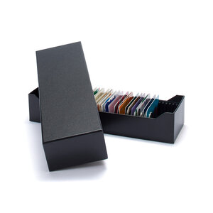 Boite de rangement Logik pour 40 coincards ou lingotins d'or en blister.