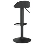vidaXL Tabouret de bar Noir Velours