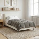 vidaXL Duvet complet toute l'année 155 x 220 cm 4 saisons Gris clair