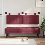 vidaXL Tête de lit suspendue Tissu