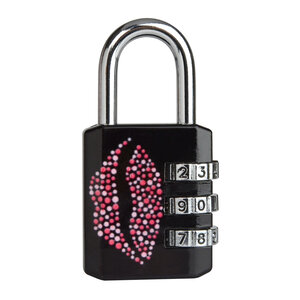 Cadenas à Combinaison avec Motif Imprimé  Bouche  6 2 x 3 2 x 1 4 cm