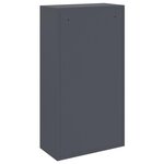 vidaXL Boîte de dépôt de colis Anthracite 44 x 22 x 82 cm Acier