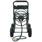 vidaXL Chariot dévidoir avec connecteur de tuyau 1/2" 75 m Acier