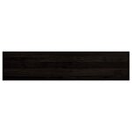 vidaXL Marches d'escalier 2 Pièces marron foncé 110x30x2 cm chêne massif