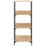 vidaXL Bibliothèque chêne sonoma 50x33x117 5 cm bois d'ingénierie