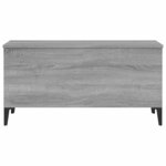 vidaXL Table basse Sonoma gris 90x44 5x45 cm Bois d'ingénierie