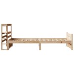 vidaXL Cadre de lit avec tête de lit sans matelas 90x200 cm