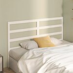 vidaXL Tête de lit Blanc 166x4x100 cm Bois massif de pin