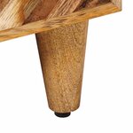vidaXL Table de chevet Marron 50 x 33 x 60 cm Bois de mangue massif