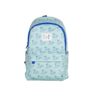 Sac à dos décontracté pour enfant Milan Collection 460 9 5 L - Compartiment principal et poche avant zippée - 2 poches latérales - Vert/Bleu