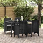vidaXL Chaise de jardin 4 Pièces Anthracite 53 x 49 x 85 cm PP