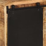 vidaXL Buffet 80x30x55 cm bois de manguier brut massif