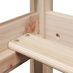 vidaXL Lit de jour avec toit sans matelas 80x200 cm bois massif