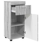 vidaXL Cabinet de salle de bain TULUM Sonoma gris 37 x 31.5 x 82 cm