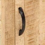 vidaXL Table de chevet 40x35x50 cm bois de manguier massif