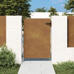 vidaXL Portail de jardin 85x125 cm acier corten