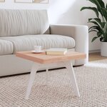 vidaXL Dessus de table 50x50x4 cm carré bois massif de hêtre