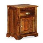 vidaXL Table de chevet Bois massif 40x30x50 cm