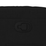 vidaXL Fauteuil inclinable Noir Tissu