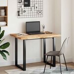 vidaXL Dessus de bureau fini à l'huile 80x70x4cm bois d'acacia massif