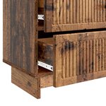 vidaXL Cabinet de chevet Bois ancien 62 x 34 5 x 47 5 cm