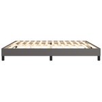 vidaXL Cadre de lit sans matelas gris 200x200 cm similicuir