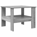 vidaXL Table basse Gris Sonoma 57 x 55 x 45 cm Bois d'ingénierie