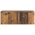 vidaXL Meuble TV mural 78 5 x 31 x 30 cm Bois ancien Bois d'ingénierie