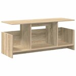 vidaXL Meuble TV Chêne Sonoma 102 x 35 x 45 cm Bois d'ingénierie