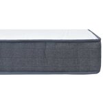 vidaXL Matelas de sommier tapissier fermeté moyenne 200x140x20 cm