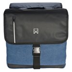 Willex sac d'affaires double 46 l noir et bleu