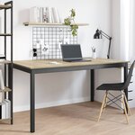 vidaXL Table de salle à manger / Table de repas MÉTAL